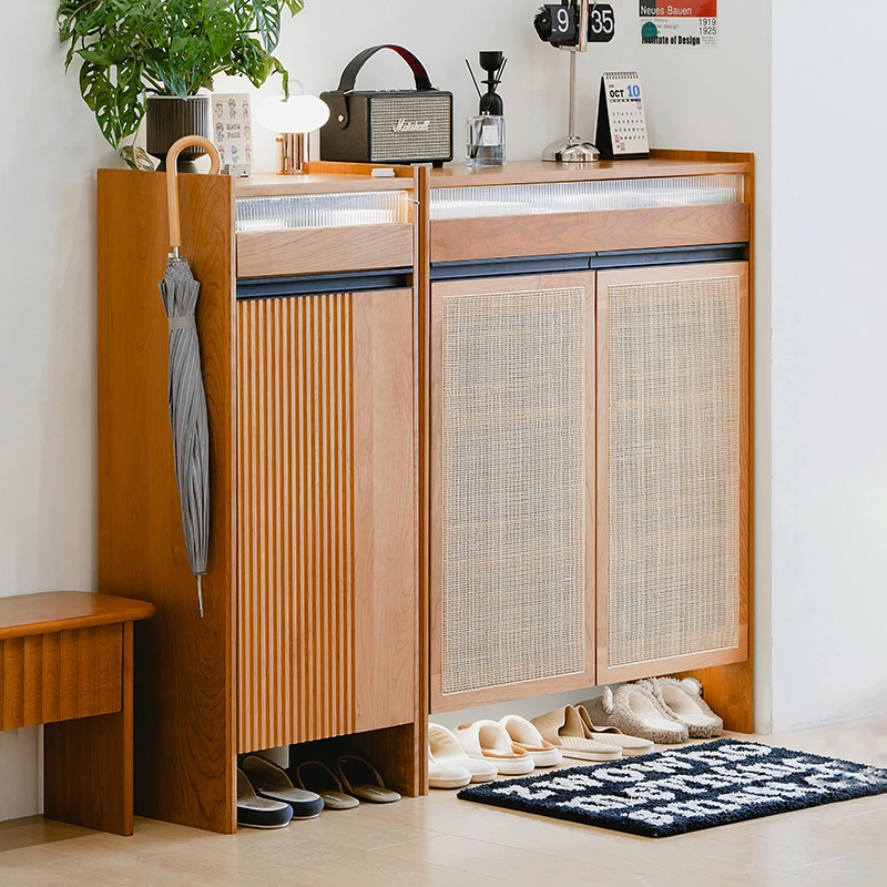 Japanese Rattan Shoe Cabinet Household Door Solid Wood Entrance Small Large Capacity Storage Cabinet Schoenenkast Furniture Home
Japanese Rattan Shoe Cabinet Household Door Solid Wood Entrance Small Large Capacity Storage Cabinet Schoenenkast Furniture Home