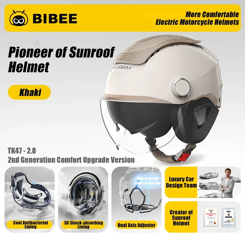 Electric Motorcycle Helmet Summer Breathable Bicycle Electric Jet Scooter Half Helmets Men Women Dual Lenses Open Face Helmets
Electric Motorcycle Helmet Summer Breathable Bicycle Electric Jet Scooter Half Helmets Men Women Dual Lenses Open Face Helmets
