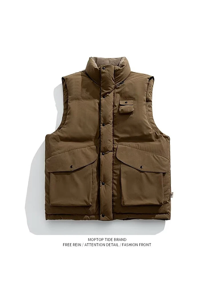 Men's Cotton Jaet Vest Thiened Autumn Winter Sle Svel Coat 2024 Winter Couple Vests Casual Loose Fit Youth Trend
Men's Cotton Jaet Vest Thiened Autumn Winter Sle Svel Coat 2024 Winter Couple Vests Casual Loose Fit Youth Trend