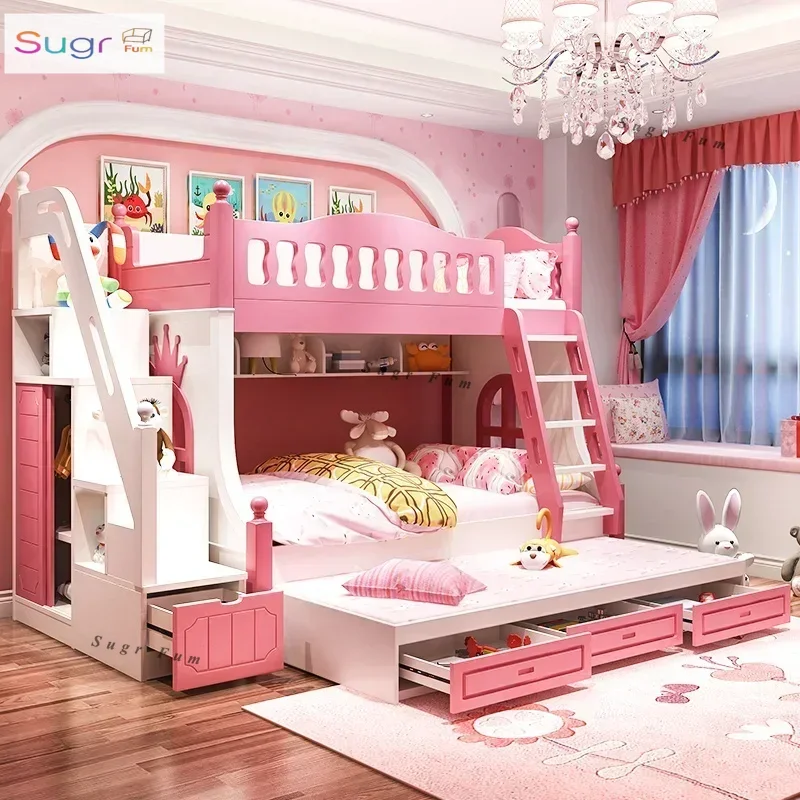 Детская кроватка, низкий двуспальный сарай, принцесса из массива дерева для мамы и ребенка с защитными поручнями на верхней и нижней частьх. 
Детская кроватка, низкий двуспальный сарай, принцесса из массива дерева для мамы и ребенка с защитными поручнями на верхней и нижней частьх.