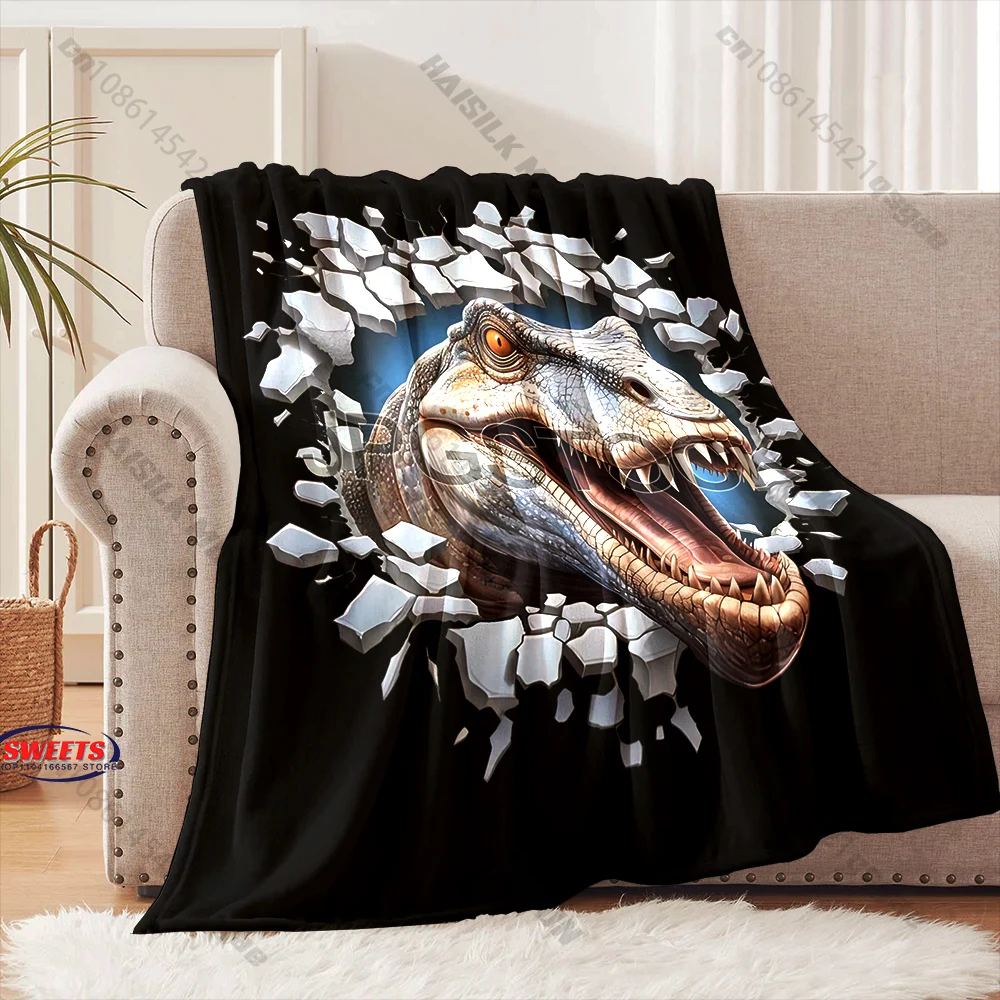 "Fierce Dinosaur Printed Blanket" Multiple sizes kid's and adults' bedroom living room sofa decor blanket, Exquisite gift
"Fierce Dinosaur Printed Blanket" Multiple sizes kid's and adults' bedroom living room sofa decor blanket, Exquisite gift