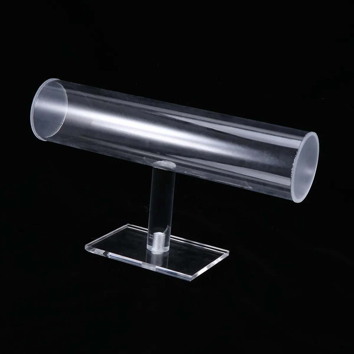 Acrylic Bracelet Display Stand T Design Lightweight Portable Jewelry Organizer with Stable Rectangular Base for Retail Stores
Acrylic Bracelet Display Stand T Design Lightweight Portable Jewelry Organizer with Stable Rectangular Base for Retail Stores