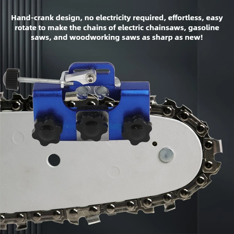 Electric Chainsaw Grinder Tool Frosted Hand Cranked Chain Grinder Handheld Portable Chain Saw Sharpeners Jig Grinding Tools Kit
Electric Chainsaw Grinder Tool Frosted Hand Cranked Chain Grinder Handheld Portable Chain Saw Sharpeners Jig Grinding Tools Kit