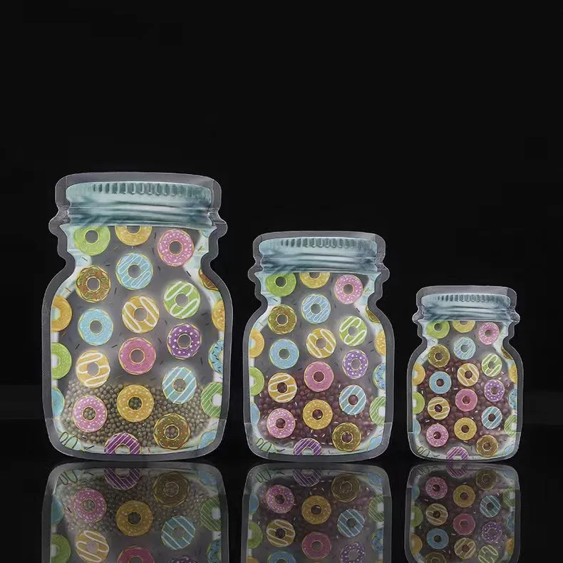 Colorful Doughnut-Shaped Resealable Zipper Bags - Mason Jar Style Pouches for Coffee, Tea, Candy, Snacks & DIY Gift Packaging
Colorful Doughnut-Shaped Resealable Zipper Bags - Mason Jar Style Pouches for Coffee, Tea, Candy, Snacks & DIY Gift Packaging