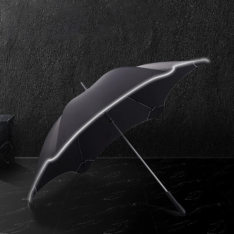 Creative Reflective Safety Umbrella 6 Rounded Corners Big Windproof Long Handle Parasol Umbrella Male Female Rain Umbrellas Gift
Creative Reflective Safety Umbrella 6 Rounded Corners Big Windproof Long Handle Parasol Umbrella Male Female Rain Umbrellas Gift