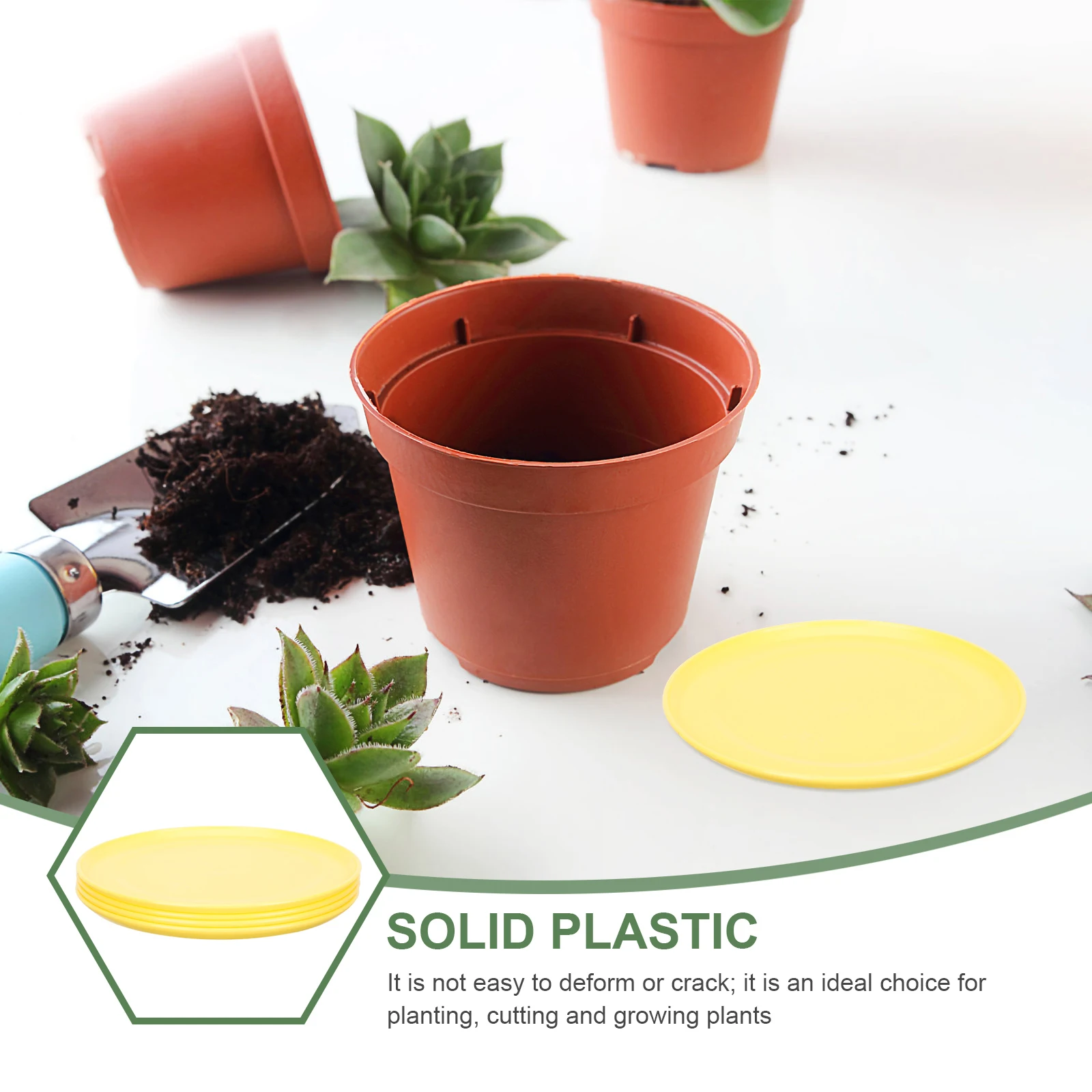4pcs Bright Yellow Medium Size Flower Pot Trays Drip Saucers Plant Water Catcher Discs Round Garden Pot Holders
4pcs Bright Yellow Medium Size Flower Pot Trays Drip Saucers Plant Water Catcher Discs Round Garden Pot Holders