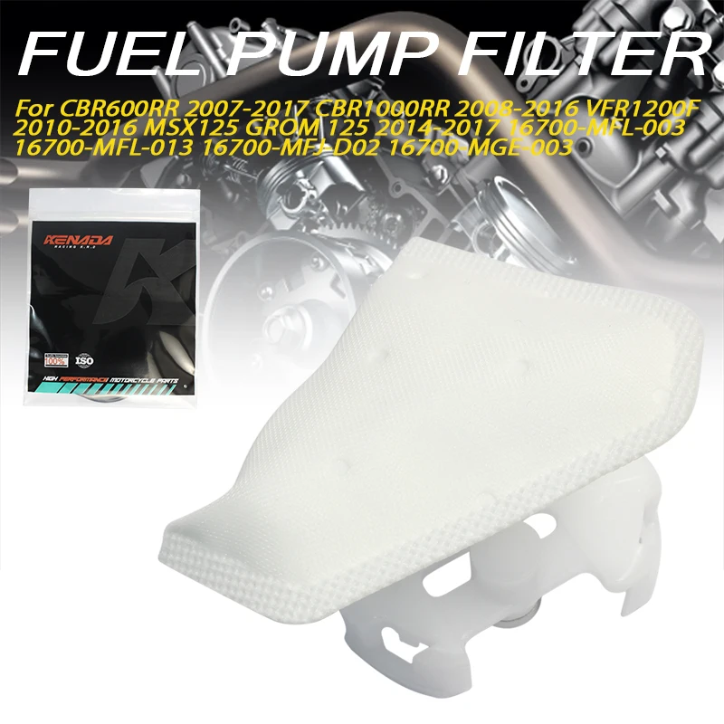 Fuel Pump Filter Strainer Sock 16700-MFL-003/013/MFJ-D02/MGE-003 For CBR600RR CBR1000RR VFR1200F MSX125 GROM125
Fuel Pump Filter Strainer Sock 16700-MFL-003/013/MFJ-D02/MGE-003 For CBR600RR CBR1000RR VFR1200F MSX125 GROM125