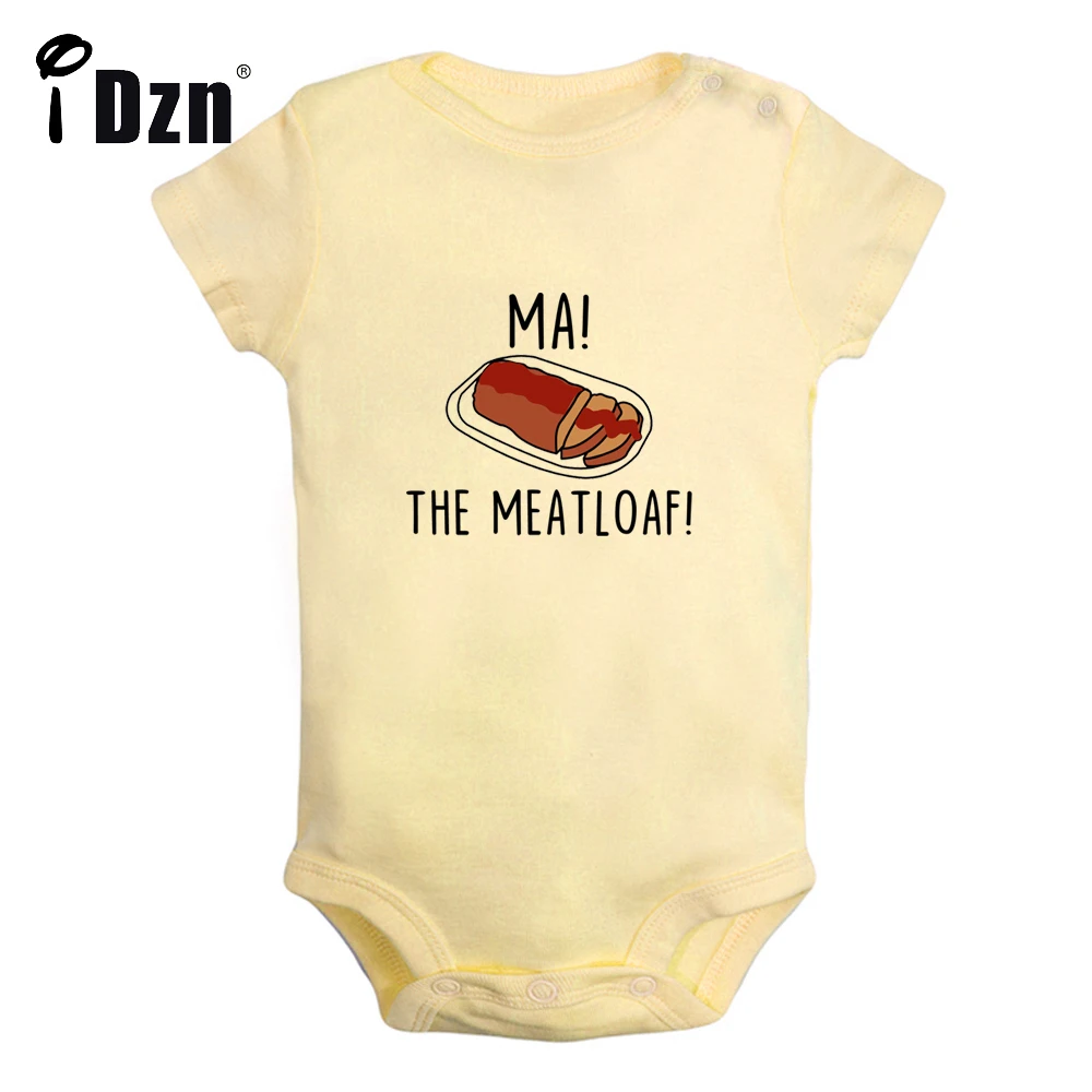 Новинка, милое детское боди iDzn Ma The Meatloaf для мальчиков, забавное боди для маленьких девочек, комбинезоны с буквенным принтом, комбинезон с короткими рукавами для младенцев, одежда
Новинка, милое детское боди iDzn Ma The Meatloaf для мальчиков, забавное боди для маленьких девочек, комбинезоны с буквенным принтом, комбинезон с короткими рукавами для младенцев, одежда