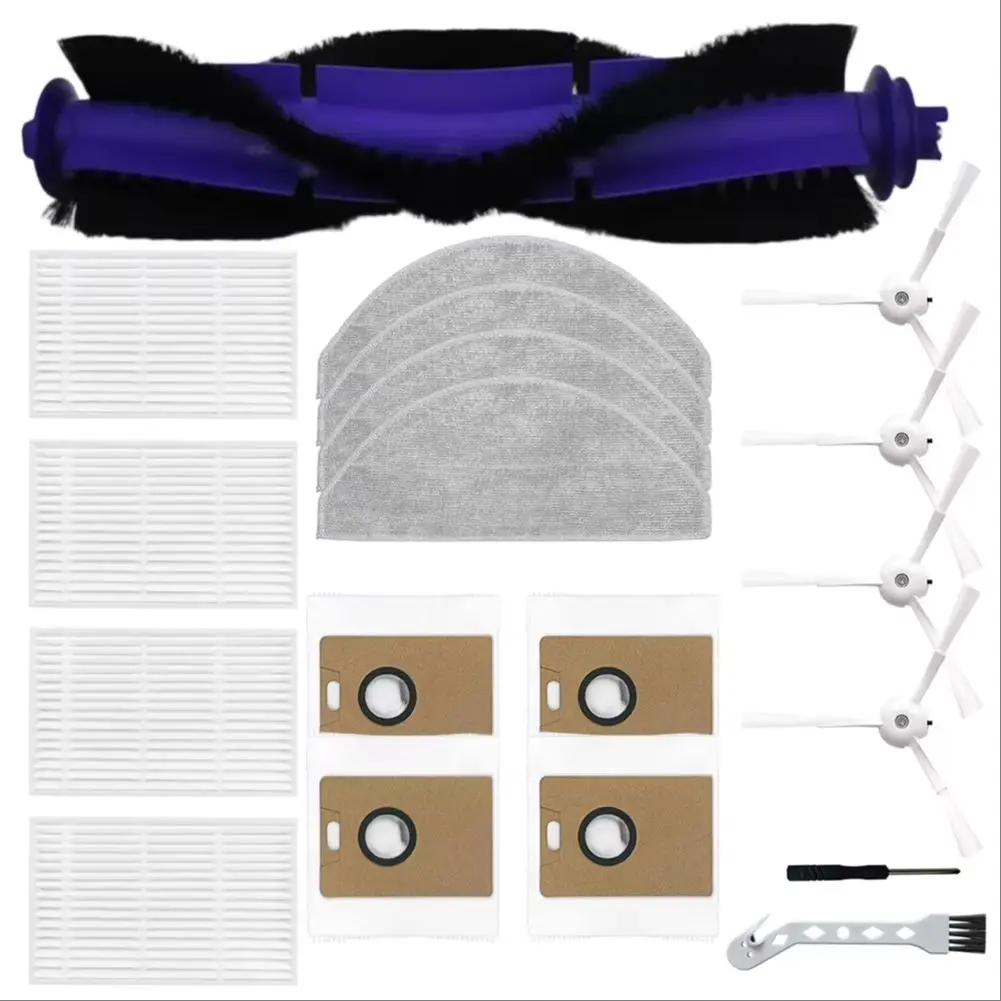 Main Brush Mop Cloth Filter Bag Side Brush Cleaning Brush Screwdriver For Narwal For Freo S Robot Vacuum Cleaner Replacement
Main Brush Mop Cloth Filter Bag Side Brush Cleaning Brush Screwdriver For Narwal For Freo S Robot Vacuum Cleaner Replacement