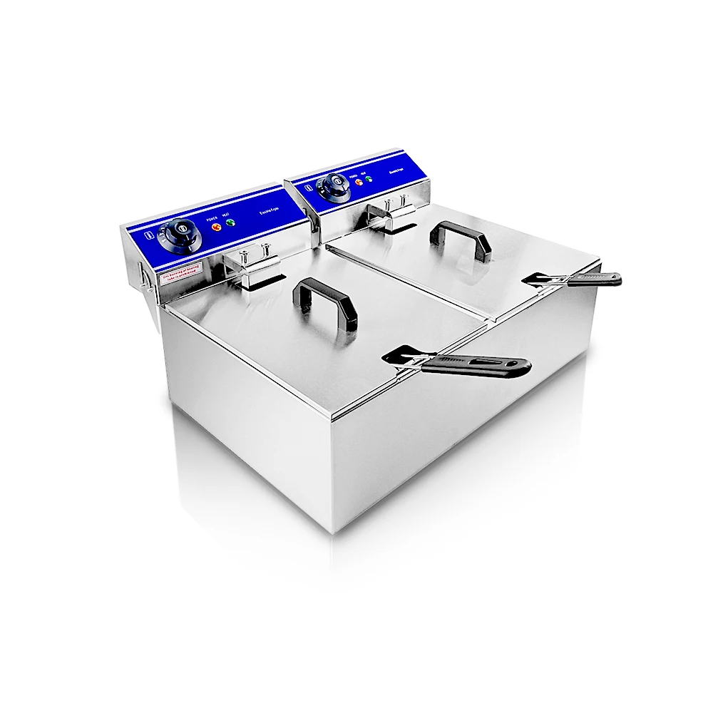 Stainless Steel Commercial Broast Machine Countertop Deep Fryer 2 Tank 2 Basket Electric Deep Fryer Machine
Stainless Steel Commercial Broast Machine Countertop Deep Fryer 2 Tank 2 Basket Electric Deep Fryer Machine