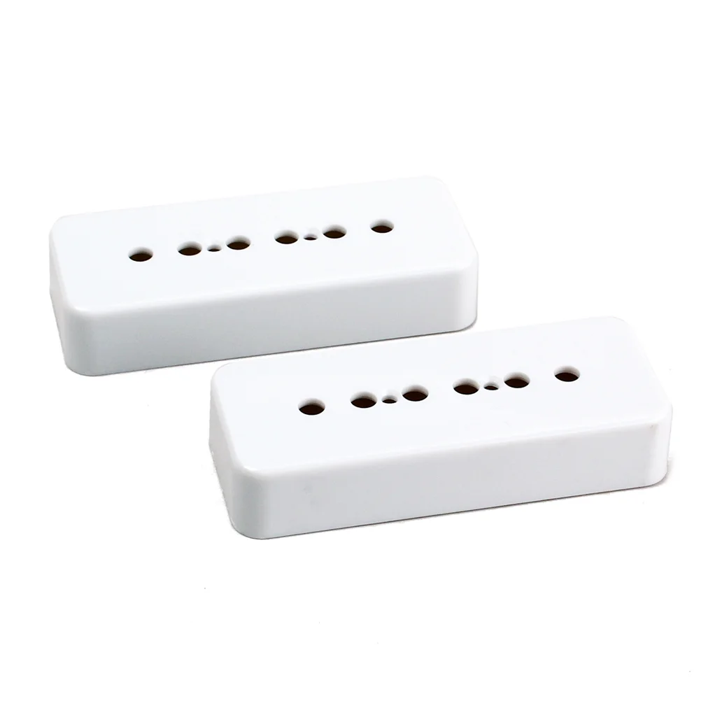 Pair of P90 Soapbar Pickup Cover for Style Guitar 50/52mm Pole Space (White) bass pickup cover Guitar Bridge & Neck Soapbar P
Pair of P90 Soapbar Pickup Cover for Style Guitar 50/52mm Pole Space (White) bass pickup cover Guitar Bridge & Neck Soapbar P