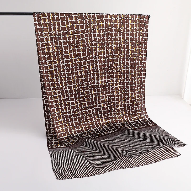100% Natural Silk Scarf Design Summer Beach Silk Shawls Scarfs Women Luxury plaid Pashmina Female Long Bandana Foulard Scarves
100% Natural Silk Scarf Design Summer Beach Silk Shawls Scarfs Women Luxury plaid Pashmina Female Long Bandana Foulard Scarves