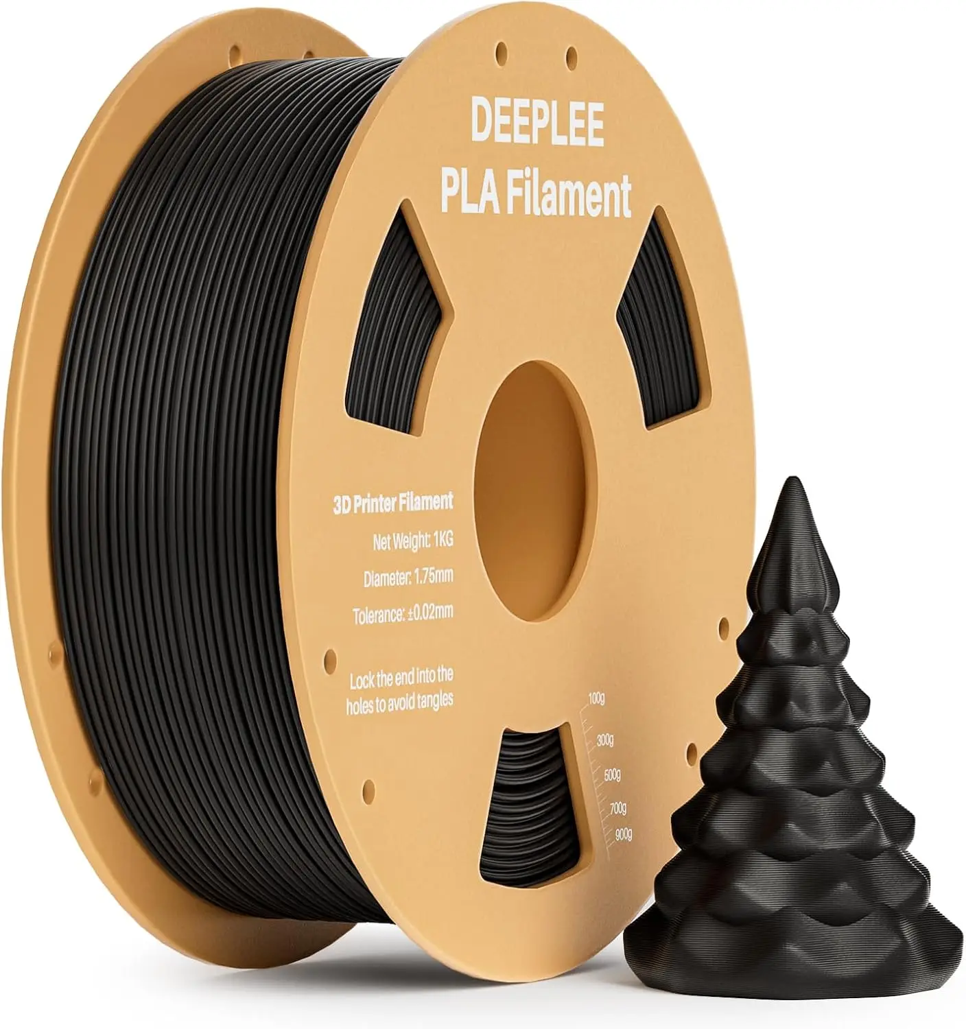 1.75mm PLA 3D Printer Filament, Dimensional Accuracy +/- 0.02mm, Neatly Wound, No Clogging, Vacuum Sealed, Cardboard Spool 1kg Black
1.75mm PLA 3D Printer Filament, Dimensional Accuracy +/- 0.02mm, Neatly Wound, No Clogging, Vacuum Sealed, Cardboard Spool 1kg Black
