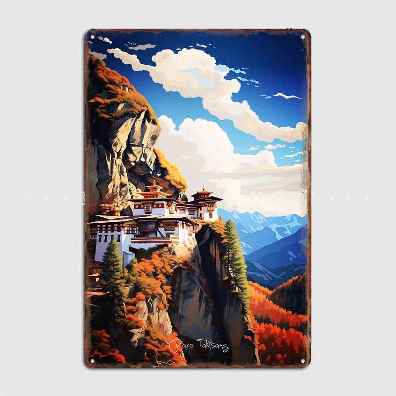 Paro Taktsang Monastery Travel Scenic Spot Retro Poster Metal Sign Club Indoor Room Wall Decor Custom Posters Home Decor
Paro Taktsang Monastery Travel Scenic Spot Retro Poster Metal Sign Club Indoor Room Wall Decor Custom Posters Home Decor