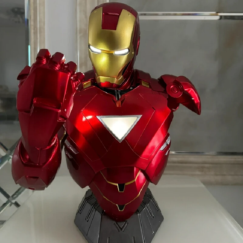 Аутентичный запас Железный человек 1/6 40 см бюст Mk6 фигурка суставов Immovable кукла модель орнамент игрушка Мстители 4 сюрприз фестиваль подарок 
Аутентичный запас Железный человек 1/6 40 см бюст Mk6 фигурка суставов Immovable кукла модель орнамент игрушка Мстители 4 сюрприз фестиваль подарок