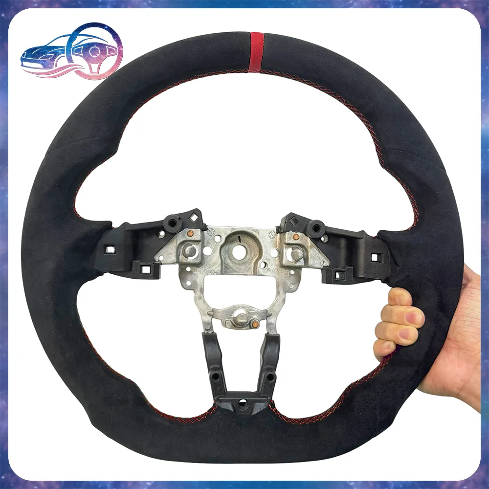 Full Alcantara Flat Bottom D-type Steering Wheel For Mazda MX-5 Miata MX5 MX5 15-24 Hand-stitched Steering Wheel Car Accessories
Full Alcantara Flat Bottom D-type Steering Wheel For Mazda MX-5 Miata MX5 MX5 15-24 Hand-stitched Steering Wheel Car Accessories