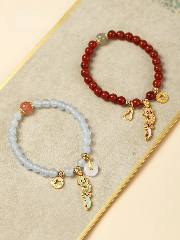 Creative Museum Dragon Lucky Bracelet Red Color Birthday Gift for Women Friend Couple National Museum of China PS100118
Creative Museum Dragon Lucky Bracelet Red Color Birthday Gift for Women Friend Couple National Museum of China PS100118