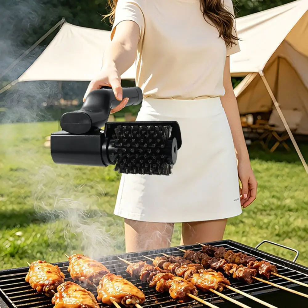 360 Degree Rotate Electric Grill Brush Adjustable Angle Wireless BBQ Grill Cleaner with Replacement Brush Head Rechargeable
360 Degree Rotate Electric Grill Brush Adjustable Angle Wireless BBQ Grill Cleaner with Replacement Brush Head Rechargeable
