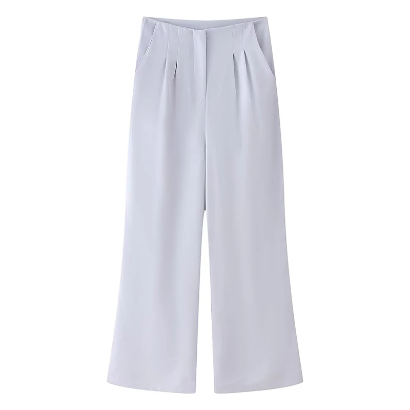 YENKYE 2024 Women Chic Fashion Office Wear Wide Leg Pants Vintage High Waist Zipper Fly Female Elegant Trousers Mujer
YENKYE 2024 Women Chic Fashion Office Wear Wide Leg Pants Vintage High Waist Zipper Fly Female Elegant Trousers Mujer