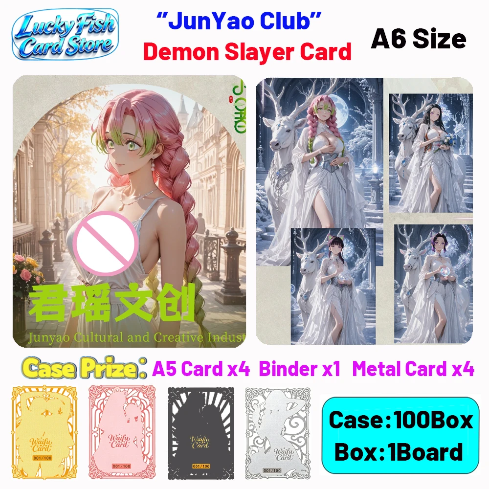 Wholesale 2026 New JunYao Creative Studio Demon Slayer Cards A6 Size Boards Anime Collectibles Character Fan Gifts
Wholesale 2026 New JunYao Creative Studio Demon Slayer Cards A6 Size Boards Anime Collectibles Character Fan Gifts
