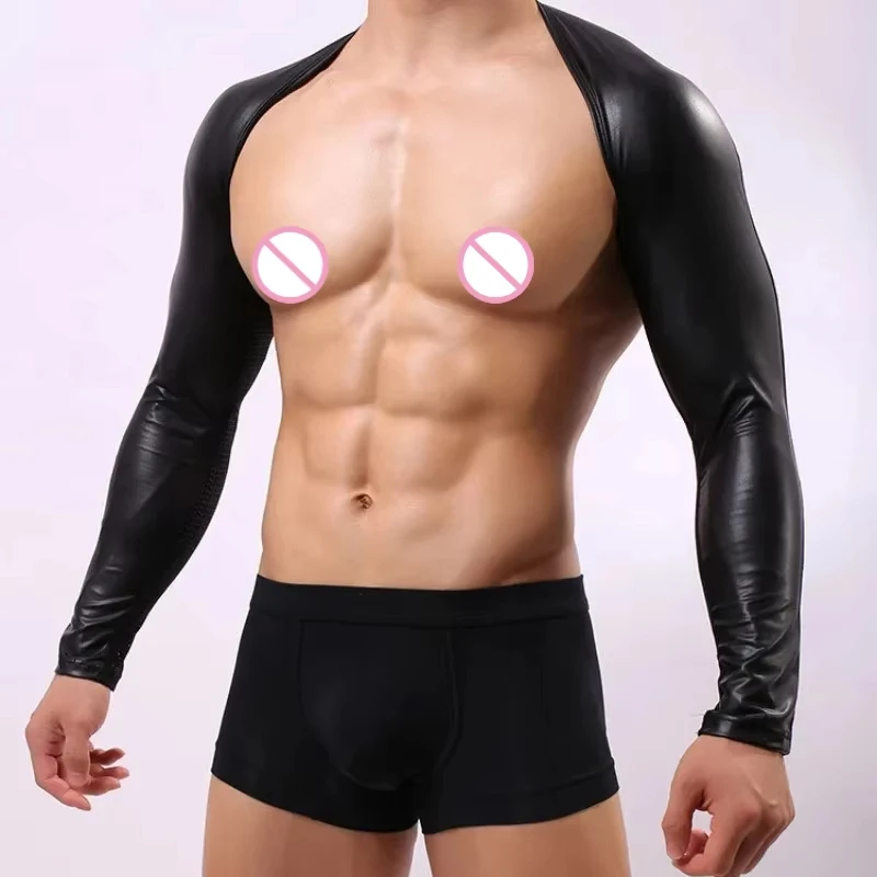 Men's Sleeve Stage Runway Shawl T-shirt Fitness Training Suit Running Suit Long Sleeved High Elasticity Mens Clothing
Men's Sleeve Stage Runway Shawl T-shirt Fitness Training Suit Running Suit Long Sleeved High Elasticity Mens Clothing