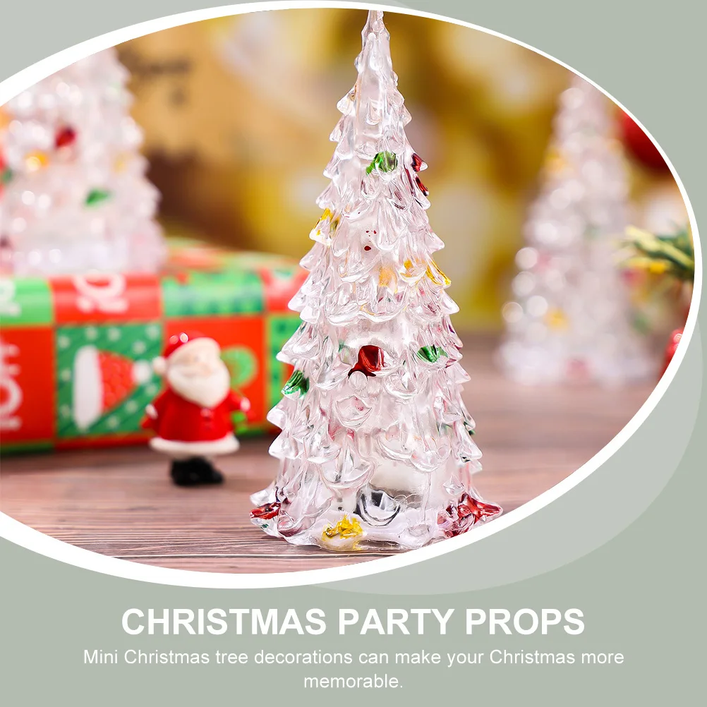 6pcs Tree Mini Christmas Tree Ornament Acrylic Lighted Xmas Christmas Party Props Decor Party Supplies Night Lamp Ornament
6pcs Tree Mini Christmas Tree Ornament Acrylic Lighted Xmas Christmas Party Props Decor Party Supplies Night Lamp Ornament