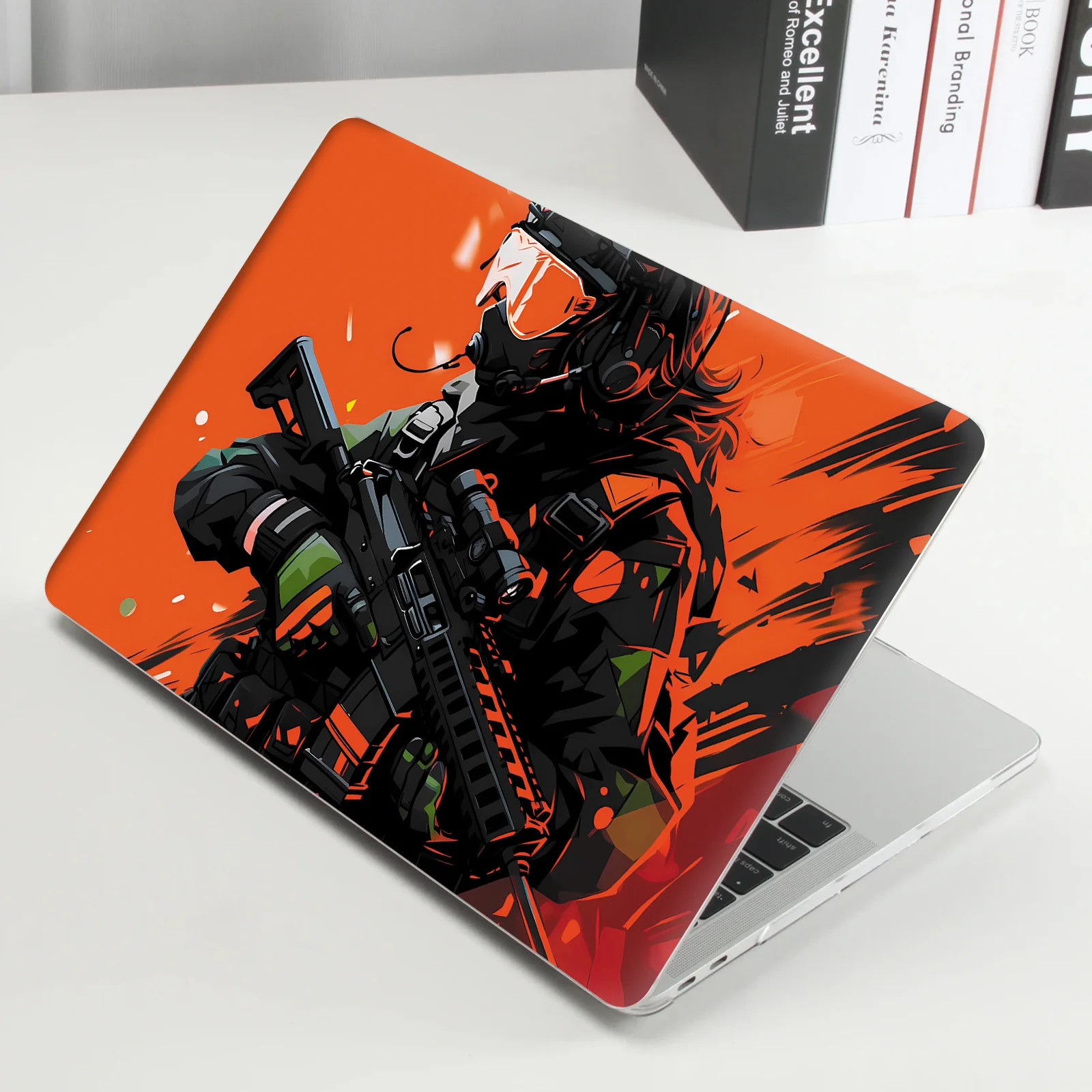 A set of 2 pieces of A +D surface rendering protective film,suitable for laptops,with a theme of soldiers,colorful,self-adhesive
A set of 2 pieces of A +D surface rendering protective film,suitable for laptops,with a theme of soldiers,colorful,self-adhesive