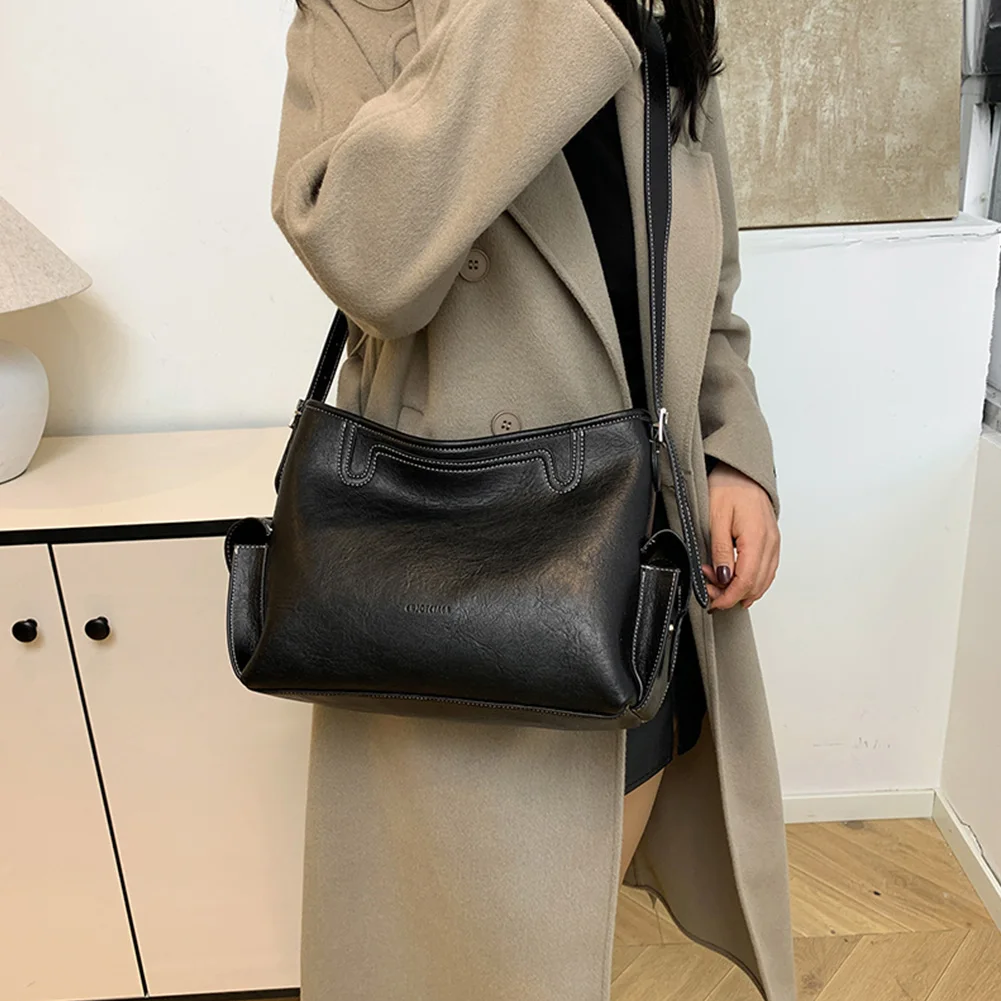 PU Leather Shoulder Bag for Women With Large Cup Holder Tote Handbag with Compartments Crossbody Purses Hobo Bag for Travel Work 
PU Leather Shoulder Bag for Women With Large Cup Holder Tote Handbag with Compartments Crossbody Purses Hobo Bag for Travel Work