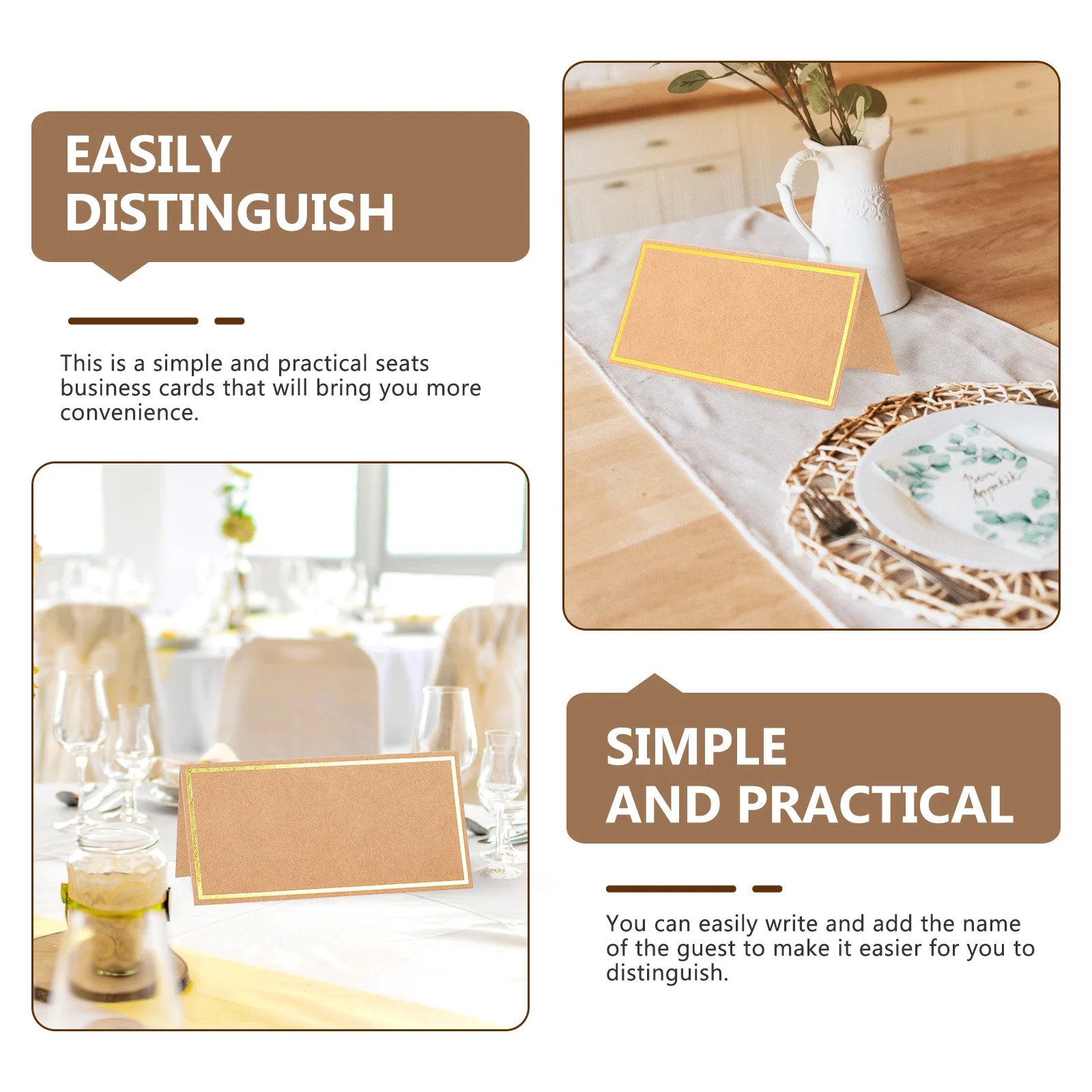 50pcs Bronzing Seat Card Elegant Pearl Paper Place Cards for Banquet Wedding Blank Table Sign Differentiation Services
50pcs Bronzing Seat Card Elegant Pearl Paper Place Cards for Banquet Wedding Blank Table Sign Differentiation Services