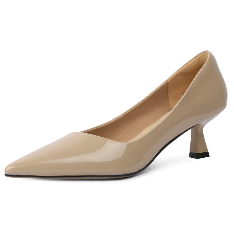 2023 Autumn Work Shoes Women Pumps Calfskin Genuine Leather Shallow Pointed Toe High Heel Office Lady Dress Shoes Handmade
2023 Autumn Work Shoes Women Pumps Calfskin Genuine Leather Shallow Pointed Toe High Heel Office Lady Dress Shoes Handmade