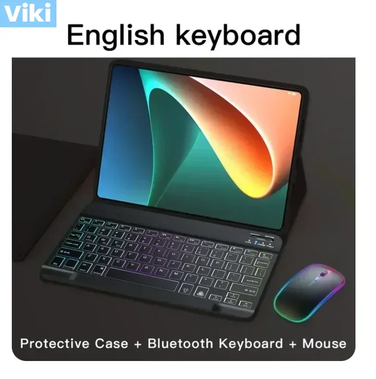 Funda для iPad Pro 2024 11 дюймов, клавиатура и мышь, корейский, испанский, арабский, радужная подсветка, чехол с Bluetooth-клавиатурой для iPad Pro 11 дюймов 2024
Funda для iPad Pro 2024 11 дюймов, клавиатура и мышь, корейский, испанский, арабский, радужная подсветка, чехол с Bluetooth-клавиатурой для iPad Pro 11 дюймов 2024