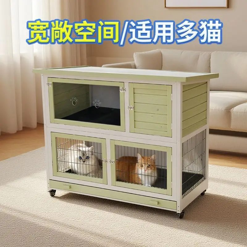 Solid wood, universal for indoor and outdoor use, rainproof and sunproof, double-layer integrated cat bed, suitable for all seas
Solid wood, universal for indoor and outdoor use, rainproof and sunproof, double-layer integrated cat bed, suitable for all seas