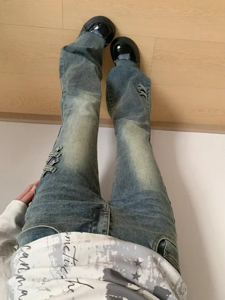 Retro Women Flare Jeans High Waist Summer Casual Vintage Sweet Denim Pants Streetwear Slim All Match Lady Jeans Pants
Retro Women Flare Jeans High Waist Summer Casual Vintage Sweet Denim Pants Streetwear Slim All Match Lady Jeans Pants