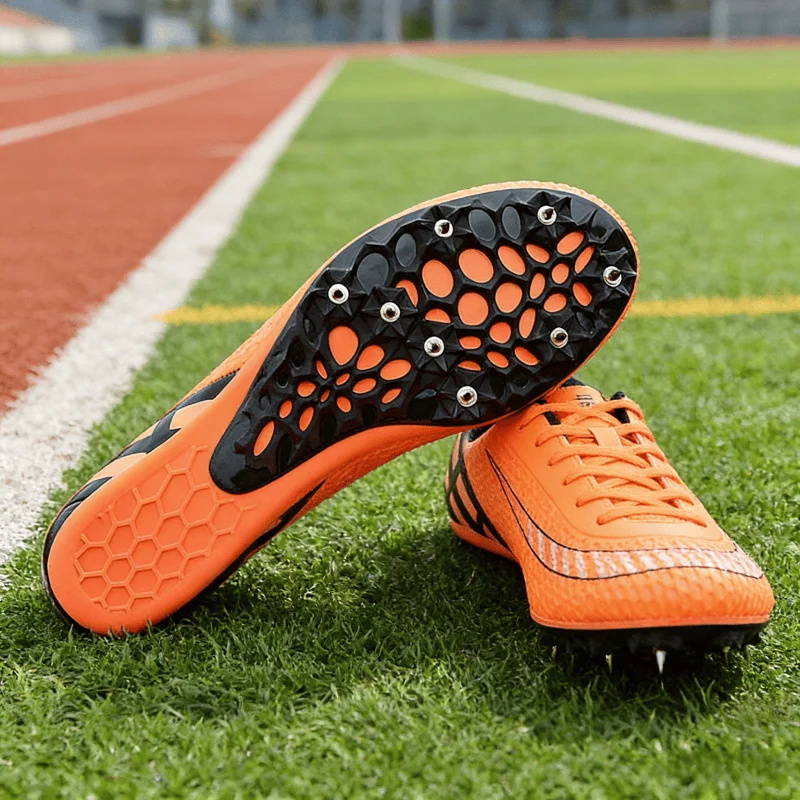High-end track and field spikes, suitable for 100-meter sprints, high school exams, and professional sprint competitions.
High-end track and field spikes, suitable for 100-meter sprints, high school exams, and professional sprint competitions.