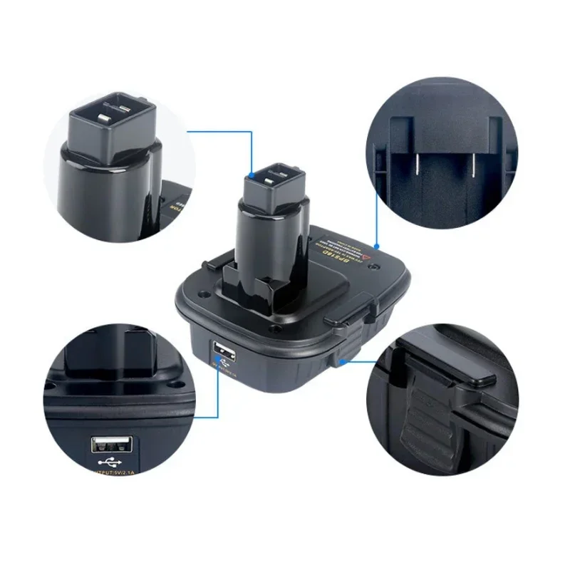Адаптер-переходник для батареи Black Decker для PORTER CABLE для Stanley, аккумулятор 20 В, преобразованный для DeWalt 18 В, никелевый инструмент
Адаптер-переходник для батареи Black Decker для PORTER CABLE для Stanley, аккумулятор 20 В, преобразованный для DeWalt 18 В, никелевый инструмент