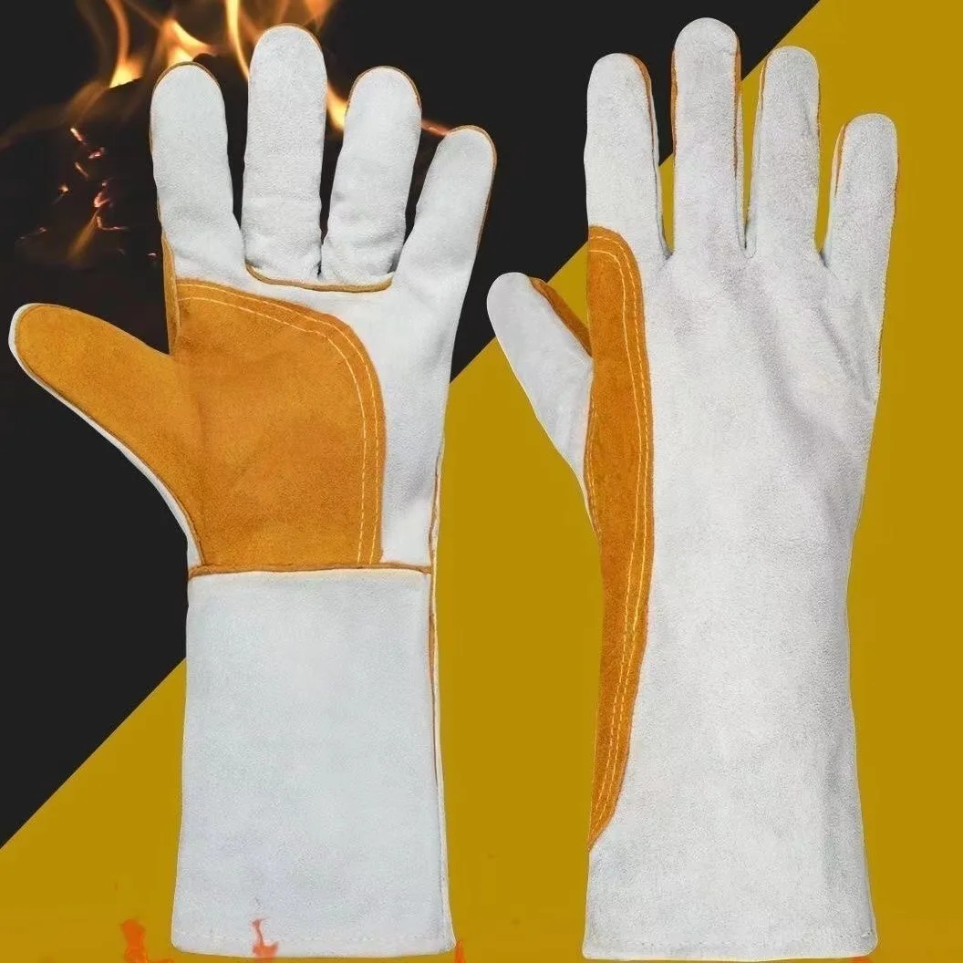Длинные из воловьей кожи, усиленная защита от сварки, утолщенные механические прочные термостойкие теплоизоляционные перчатки
Длинные из воловьей кожи, усиленная защита от сварки, утолщенные механические прочные термостойкие теплоизоляционные перчатки