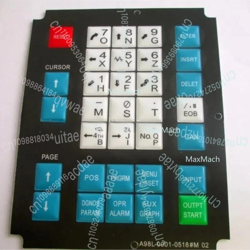 A98L-0001-0518 # M02 A98L-0001-0518 0M Кнопки мембранной клавиатуры HMI с ЧПУ для панели оператора машины Fanuc
A98L-0001-0518 # M02 A98L-0001-0518 0M Кнопки мембранной клавиатуры HMI с ЧПУ для панели оператора машины Fanuc