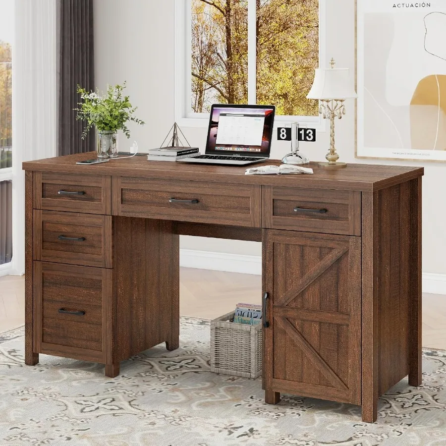 Стол для руководителя 61-дюймовый фермерский дом с 5 ящиками Офисный стол в деревенском стиле Компьютерный стол с зарядной станцией Ящики для файлов и хранилище Ca
Стол для руководителя 61-дюймовый фермерский дом с 5 ящиками Офисный стол в деревенском стиле Компьютерный стол с зарядной станцией Ящики для файлов и хранилище Ca