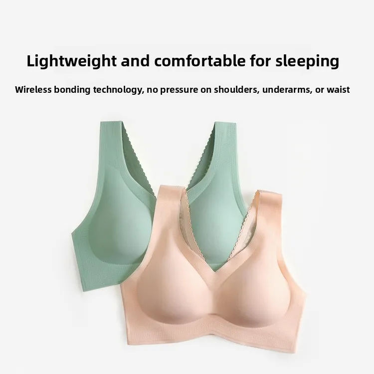 New One-Piece Backless Bra Vest Style Women's Large Size Steel Ring Bra Anti-Light Walking Seamless Comfortable Underwear
New One-Piece Backless Bra Vest Style Women's Large Size Steel Ring Bra Anti-Light Walking Seamless Comfortable Underwear