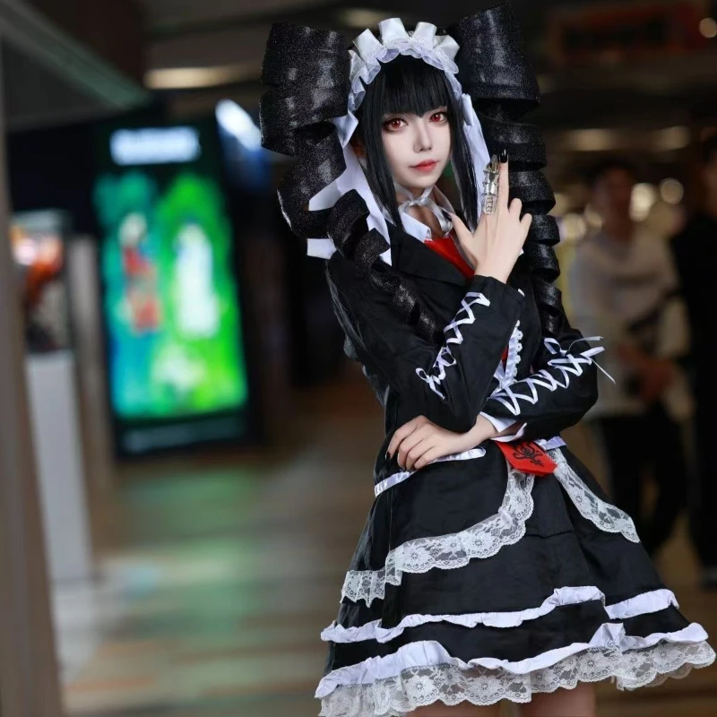 Аниме-игра, готическое платье Лолиты, наряд для вечеринки на Хэллоуин для женщин, Celestia Ludenberck, косплей, Danganronpaa, карнавальный костюм, новинка 2023 г.
Аниме-игра, готическое платье Лолиты, наряд для вечеринки на Хэллоуин для женщин, Celestia Ludenberck, косплей, Danganronpaa, карнавальный костюм, новинка 2023 г.