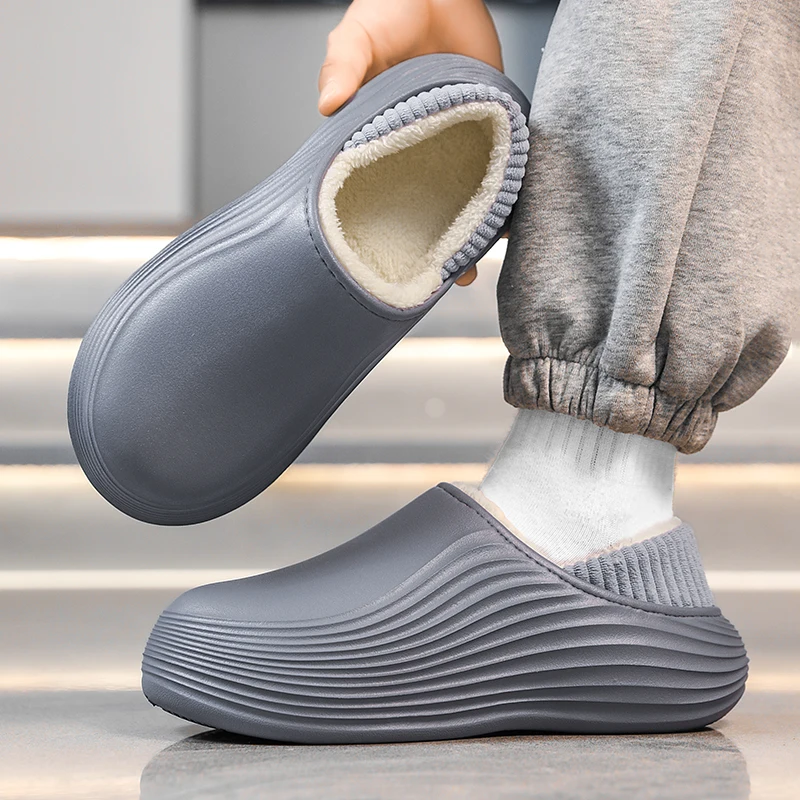 2025 Autumn & Winter Men's Waterproof Back-Covered Slippers - Non-Slip Soft-Sole Outdoor-Friendly Cotton Shoes
2025 Autumn & Winter Men's Waterproof Back-Covered Slippers - Non-Slip Soft-Sole Outdoor-Friendly Cotton Shoes