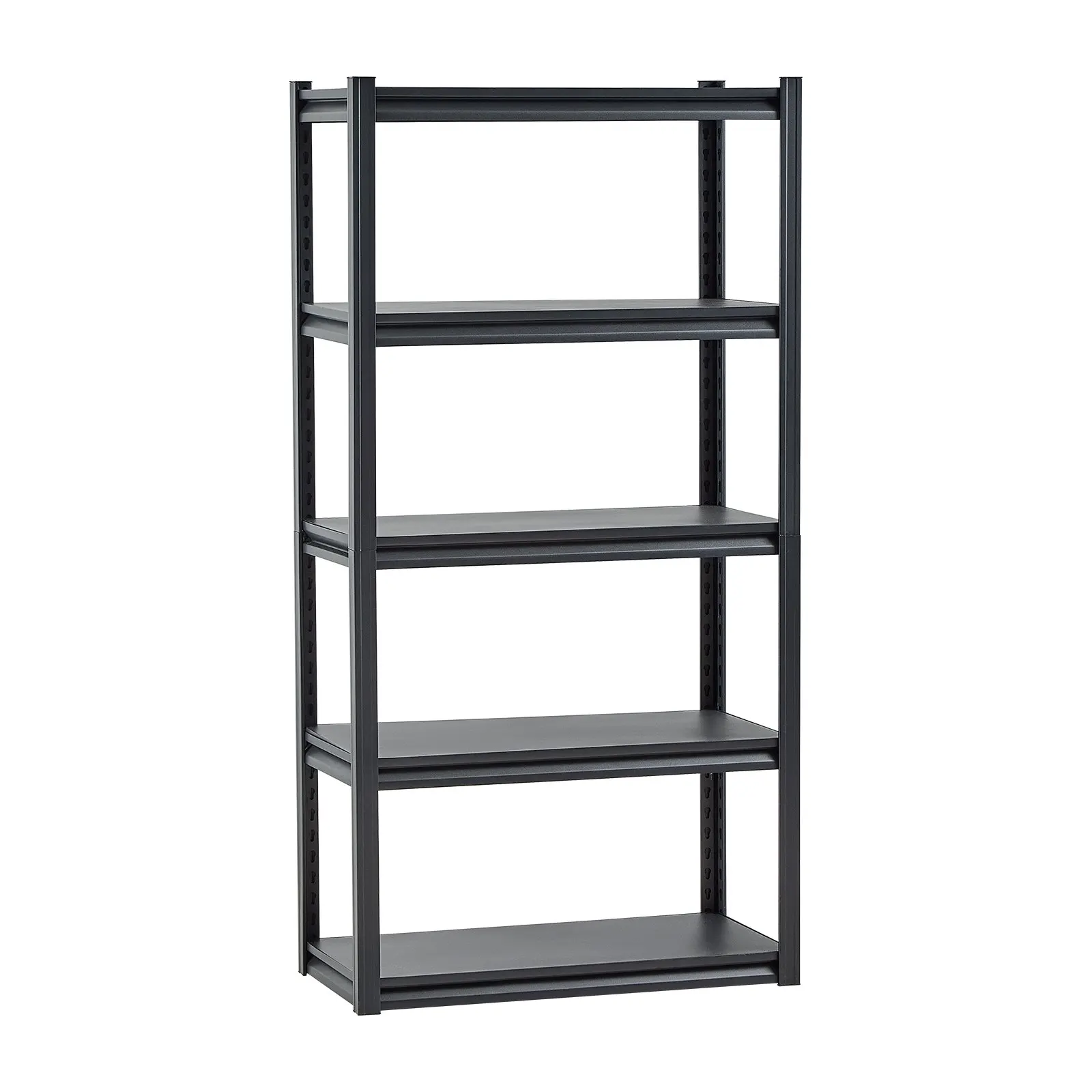 Storage Shelves, 2000 Lbs, 5 Tier Garage Storage Shelving, 16" D X 32" W X 63" H Adjustable Metal Shelves For Garage Shelves Utility Rack Shelf, Ideal For Kitchen, Warehouse, Basement, Black
Storage Shelves, 2000 Lbs, 5 Tier Garage Storage Shelving, 16" D X 32" W X 63" H Adjustable Metal Shelves For Garage Shelves Utility Rack Shelf, Ideal For Kitchen, Warehouse, Basement, Black