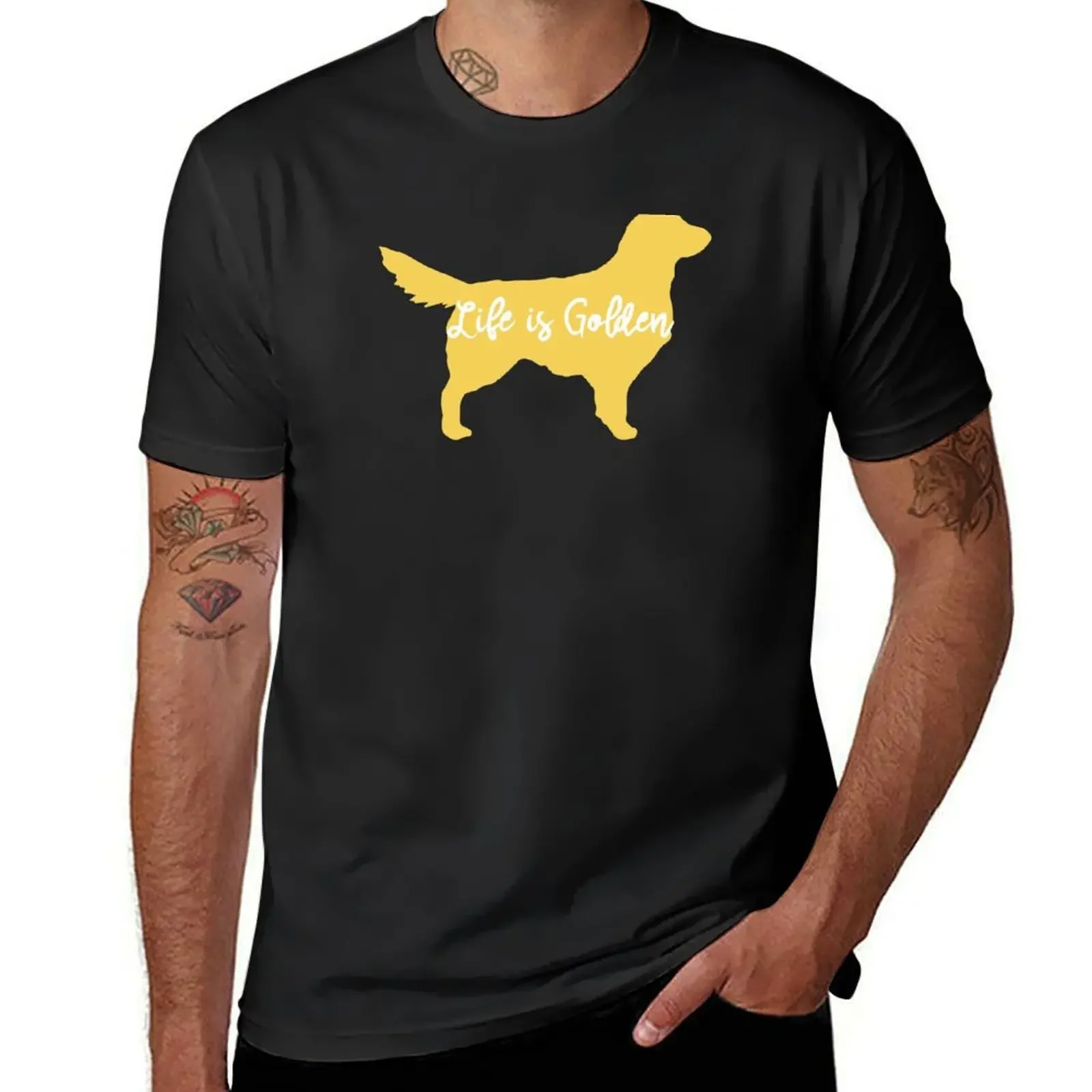 Life is Golden T-Shirt gifts for boyfriend customs design your own cotton graphic tees essential t shirt men t shirt
Life is Golden T-Shirt gifts for boyfriend customs design your own cotton graphic tees essential t shirt men t shirt