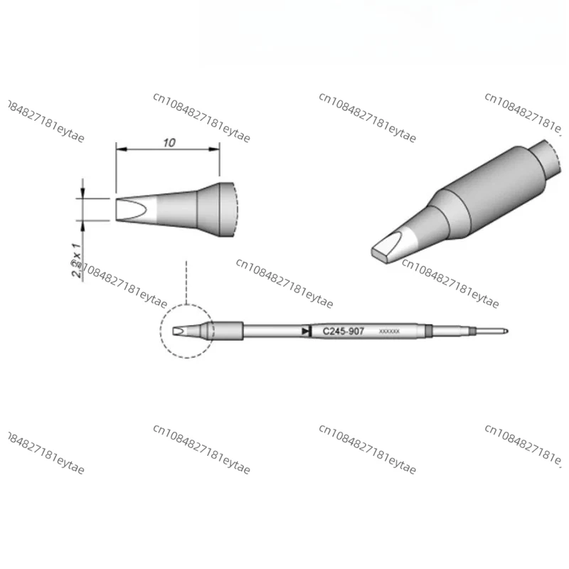 C245-944 Original Soldering Iron Tip 844 907 807 407 770 759 741 729 Soldering Tip 061
C245-944 Original Soldering Iron Tip 844 907 807 407 770 759 741 729 Soldering Tip 061