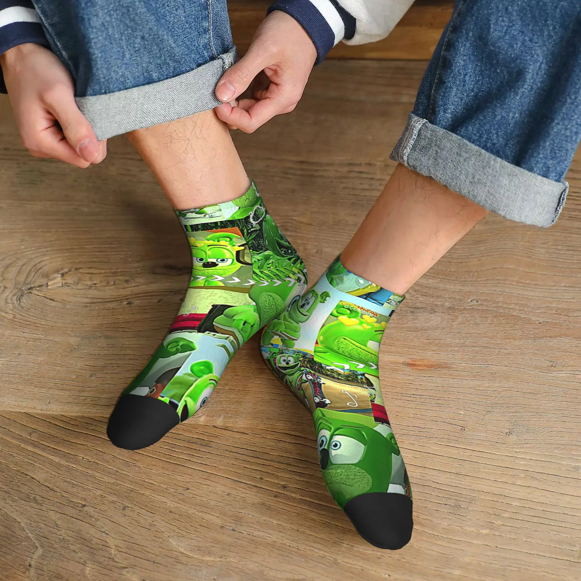 All Seasons Gummibar (the Gummy Bear) Socks Harajuku High Quality Sport Middle Tube Socks Soft Hip Hop Stockings for Men Women
All Seasons Gummibar (the Gummy Bear) Socks Harajuku High Quality Sport Middle Tube Socks Soft Hip Hop Stockings for Men Women