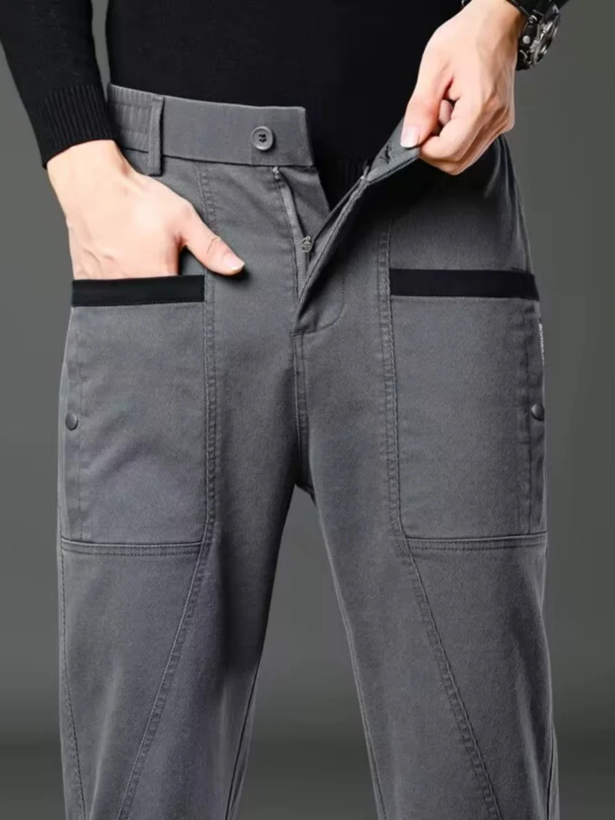 Мужские рабочие брюки прямого кроя, эластичные повседневные брюки с большими карманами, длинные брюки, устойчивые к грязи и износу, для молодежи
Мужские рабочие брюки прямого кроя, эластичные повседневные брюки с большими карманами, длинные брюки, устойчивые к грязи и износу, для молодежи