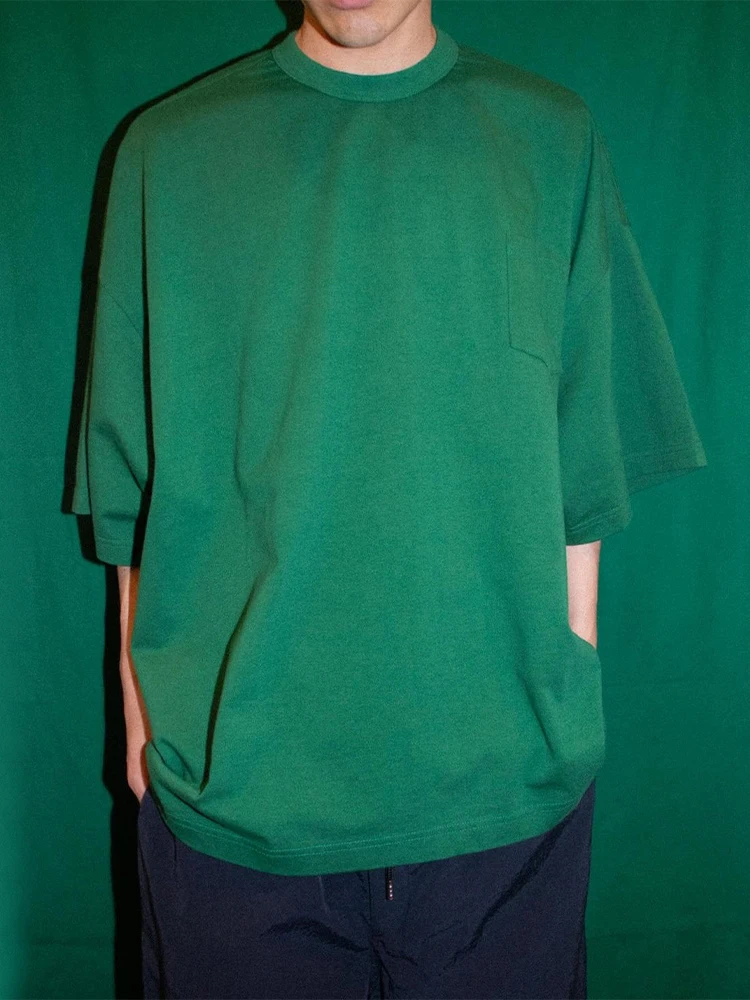 2025 SFC Pocket Short Sleeve T-Shirt Men's 300G Loose Texture Pure Cotton Large Size Shoulder Half Sleeve
2025 SFC Pocket Short Sleeve T-Shirt Men's 300G Loose Texture Pure Cotton Large Size Shoulder Half Sleeve