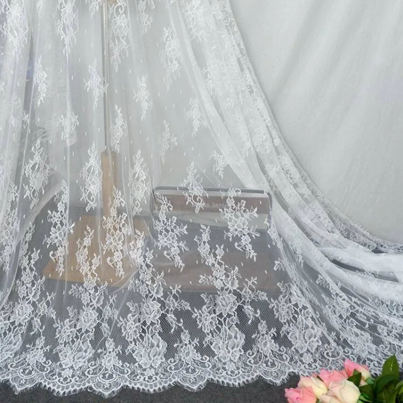 1.5x3m High - End Mesh Flower Lace Trim Fabric for DIY Shawl Wedding Veil Splicing Accessories
1.5x3m High - End Mesh Flower Lace Trim Fabric for DIY Shawl Wedding Veil Splicing Accessories