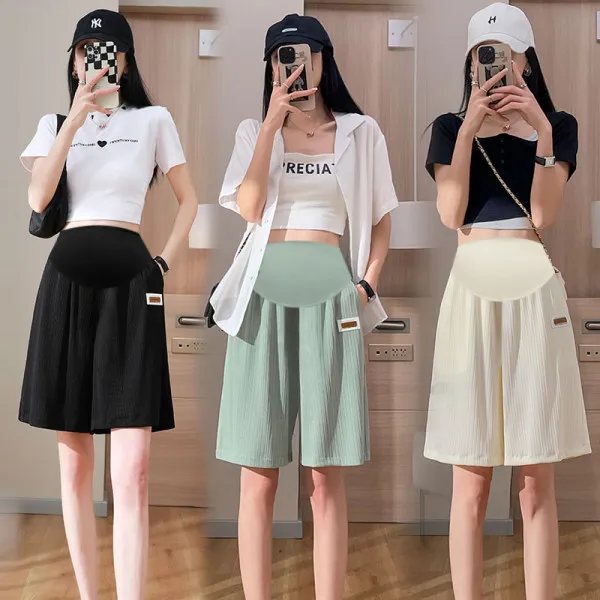 Maternity Summer Security Pants Loose Pregnant Women Belly Shorts Fashionable Plus Size Low-waist Wide-leg Trousers Wholesale
Maternity Summer Security Pants Loose Pregnant Women Belly Shorts Fashionable Plus Size Low-waist Wide-leg Trousers Wholesale