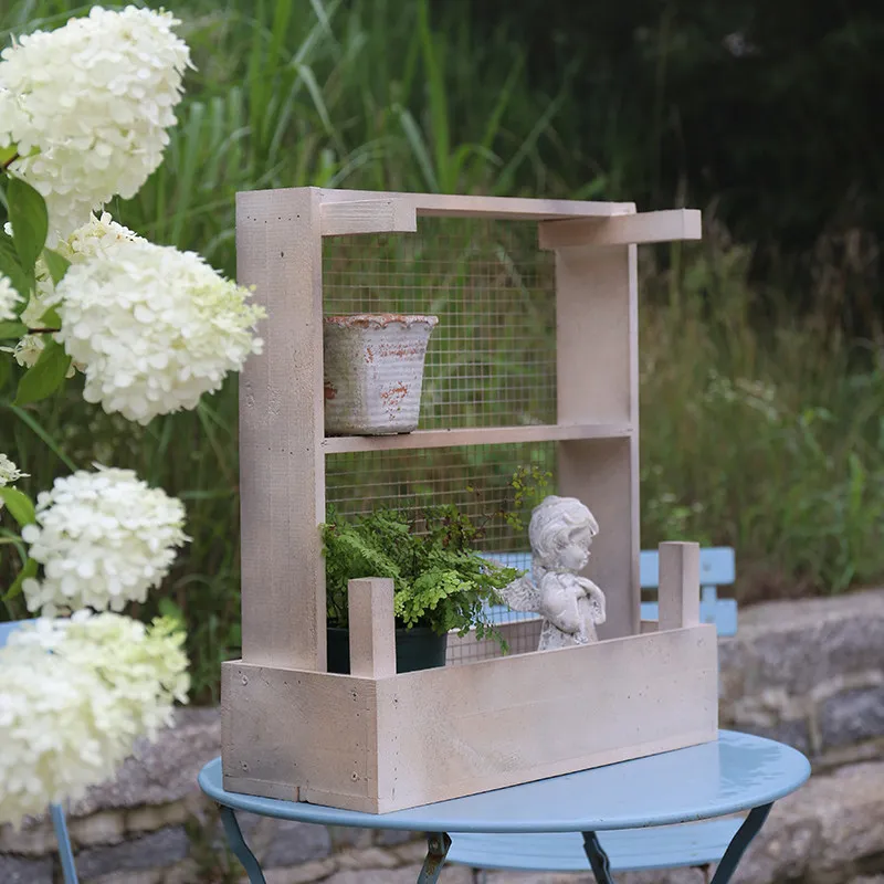 Antiseptic wood flower rack hanging desktop flower pot rack decorative layer baffle country style rack decorative
Antiseptic wood flower rack hanging desktop flower pot rack decorative layer baffle country style rack decorative